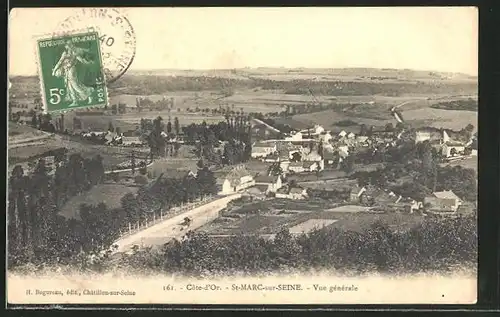 AK St-Marc-sur-Seine, Vue generale