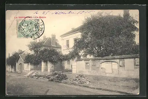 AK La Houssaye, La Mairie