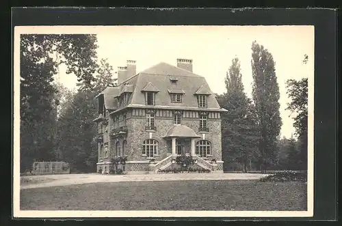 AK Cossigny, par Chevry-Cossigny, Gartenpartie mit Gebäudeansicht