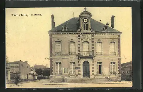 AK Crouy-s / Ourcq., La Mairie