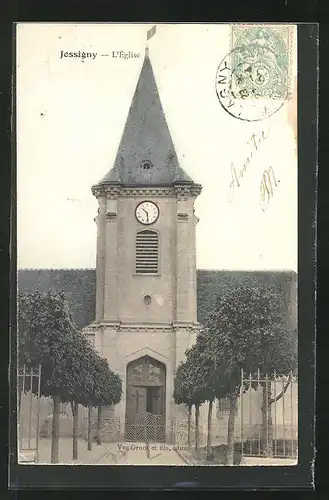 AK Jossigny, L'Église, Ansicht der Kirche