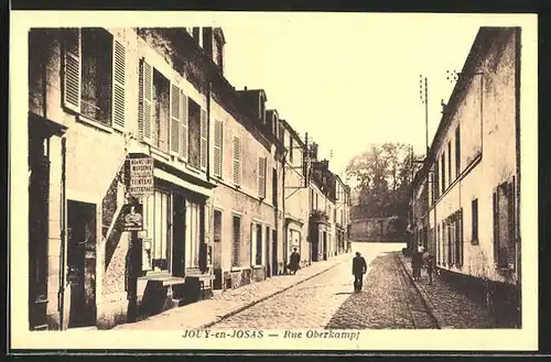 AK Jouy-en-Josas, Rue Oberkampf, Strassenpartie