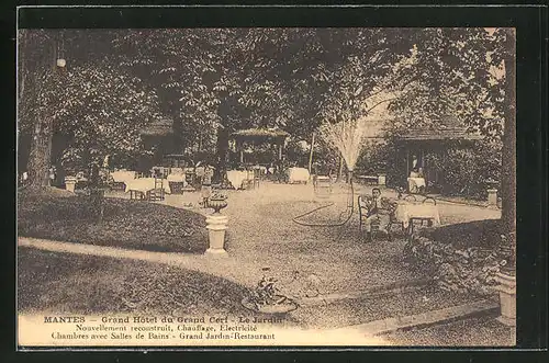 AK Mantes, Grand Hôtel du Grand Cerf, Le Jardin