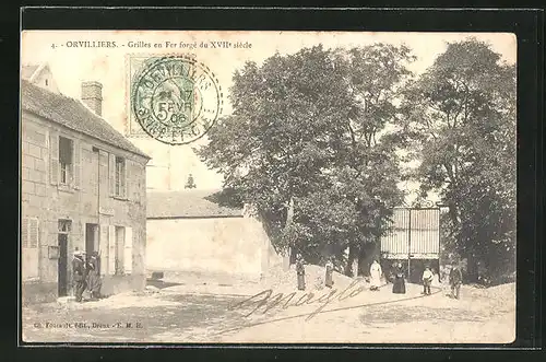 AK Orvilliers, Grilles en Fer forgé du XVIIe siècle