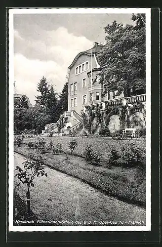 AK Hersbruck / Franken, Partie an der Führerinnen-Schule des B. D. M. Ober-Gau 18