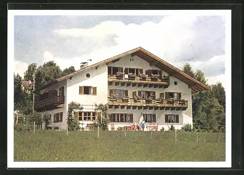AK Murnau am Staffelsee, Motiv des Hotel Haus Sonnenhof