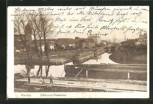 AK Parchim, Schleusen-Panorama