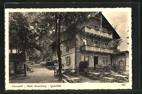 AK Wunsiedel, Restaurant Städtische Luisenburg-Gaststätte
