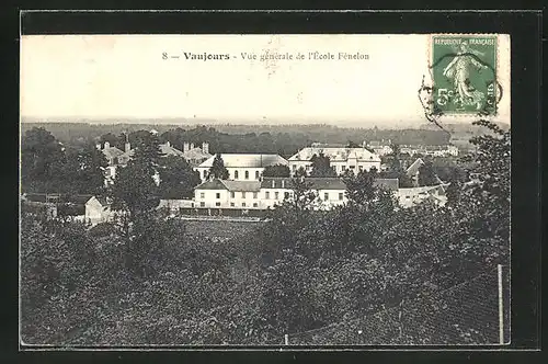 AK Vaujours, Vue generale de l'Ecole Fenelon