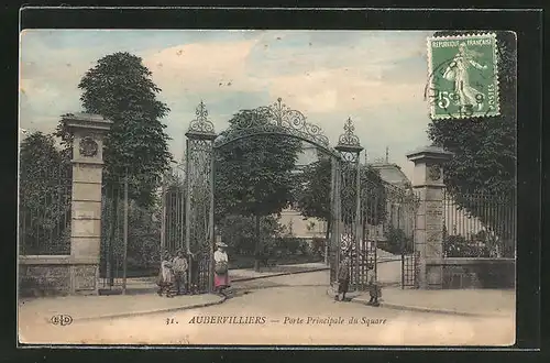 AK Aubervilliers, Porte Principale du Square