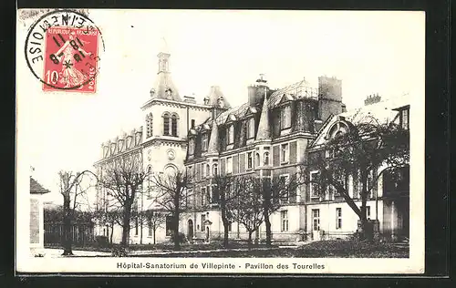 AK Villepinte, Hopital-Sanatorium, Pavillon des Tourelles
