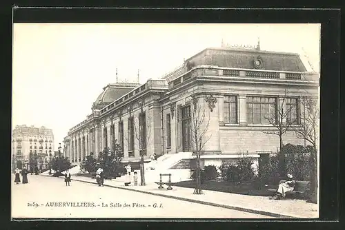 AK Aubervilliers, La Salle des Fetes