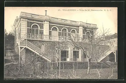 AK Villennes, Villa de M. Decourcelle