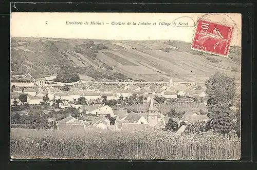 AK Nezel, Clocher de la Falaise et Village
