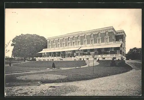 AK Laffitte, L'Hotel Royal, vue du Parc