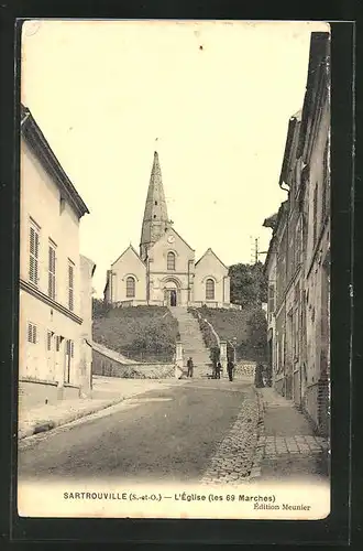 AK Sartrouville, L'Eglise, les 69 Marches