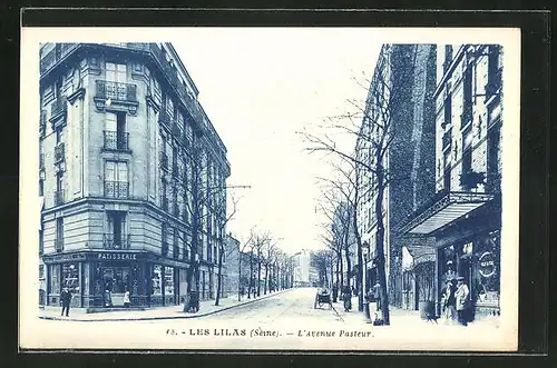 AK Les Lilas, Pateserie l'Avenue Pasteur