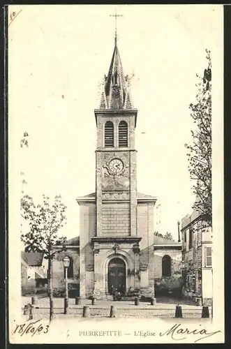 AK Pierrefitte, L'Église, Ansicht der Kirche