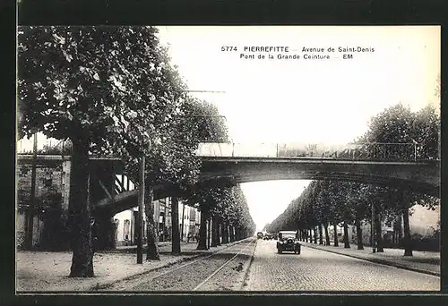 AK Pierrefitte, Pont de la Grande Ceinture, Avenue de Saint-Denis