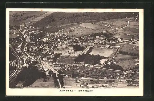 AK Saint-Cyr, Vue Generale, Fliegeraufnahme