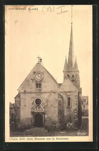 AK Jouy-en-Josas, L'Eglise XIII siècle, Kirche aus dem 13. Jahrhundert