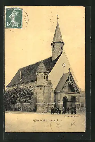 AK Maurecourt, Église, Ansicht der Kirche