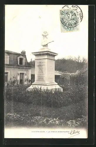 AK Jouy-en-Josas, La Statue d'Oberkampf