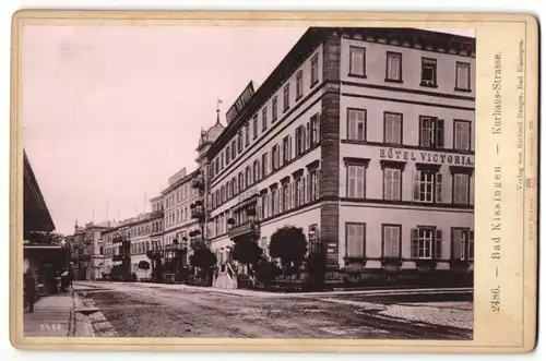 Fotografie Ernst Roepke, Wiesbaden, Ansicht Bad Kissingen, Kurhaus-Strasse