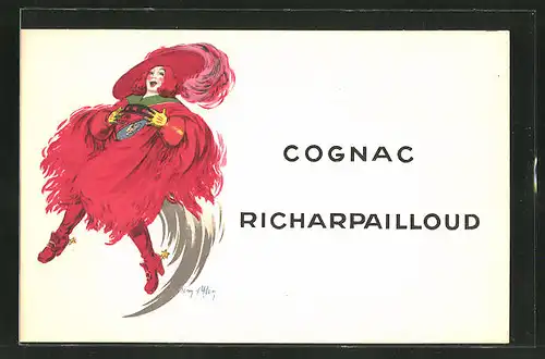 AK Reklame für Cognac Richarpailloud