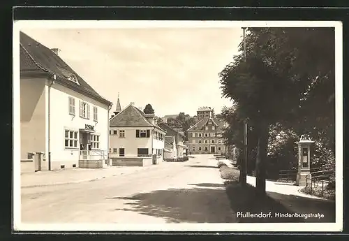 AK Pfullendorf, Blick in die Hindenburgstrasse