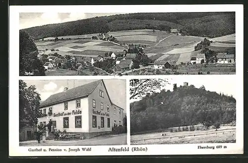AK Altenfeld / Rhön, Gasthof an der Fulda, Ebersburg