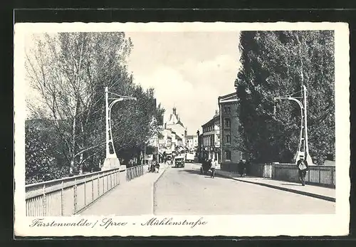 AK Fürstenwalde /Spree, Mühlenstrasse