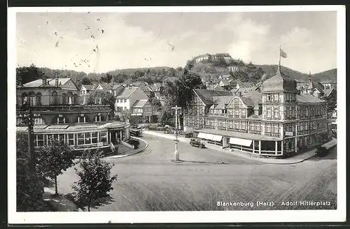 AK Blankenburg (Harz), Adolf Hitlerplatz