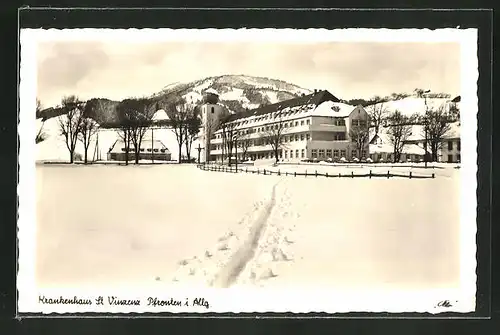 AK Pfronten, Krankenhaus St. Vinzenz im Winter