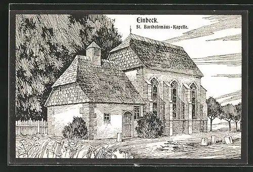 AK Einbeck, An der St. Bartholomäus-Kapelle