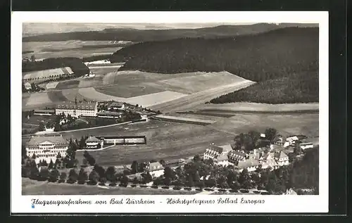 AK Bad Dürrheim, Panorama vom Flugzeug aus