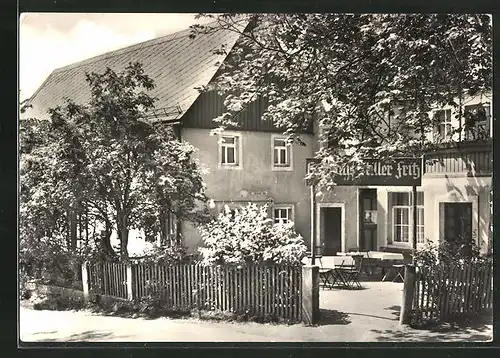 AK Bad Schandau, Gasthaus Stiller Fritz