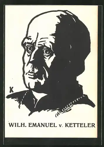 Künstler-AK Portrait von Wilh. Emanuel v. Ketteler
