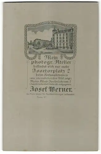 Fotografie Josef Werner, München, Ansicht München, Foto-Atelier & Geschäftshaus Isartorplatz 2