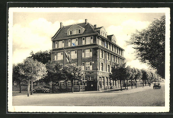 Ak Friedberg Hessen Blick Auf Hotel Deutsches Haus Nr 8559004