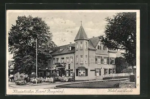 AK Rengsdorf, Ansicht vom Hotel zur Linde