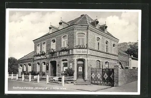 AK Dieblich / Mosel, Gasthaus-Pension Moselgruss