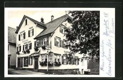 AK Baiersbronn / Schwarzwald, Gasthaus-Pension Haus Günther, Hauptstrasse 38