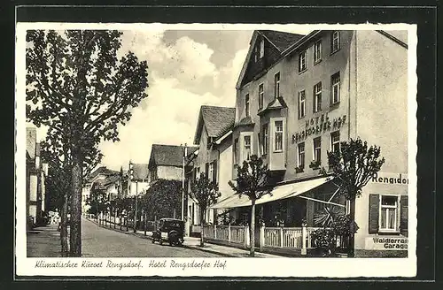 AK Rengsdorf, Blick zum Hotel Rengsdorfer Hof