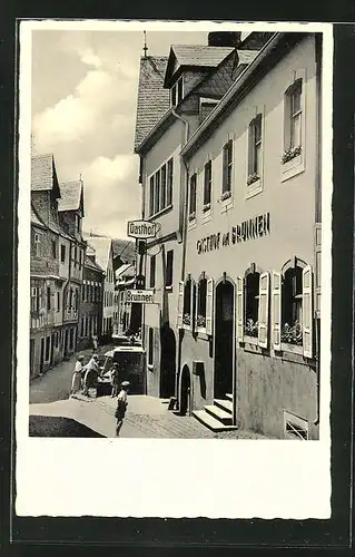 AK Cochem, Gasthof am Brunnen