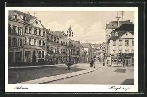 AK Adenau, Hauptstrasse mit Hotel zur Krone