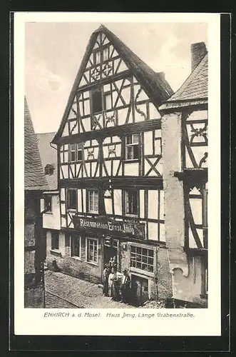 AK Enkirch a. d. Mosel, Restaurant Haus Imig in der Lange Grabenstrasse