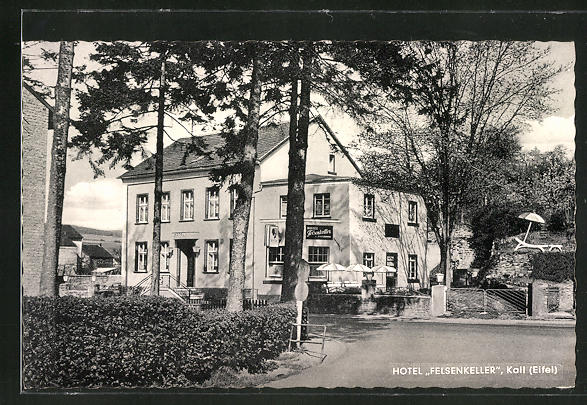 AK Kall /Eifel, Hotel "Felsenkeller" Nr. 8565291