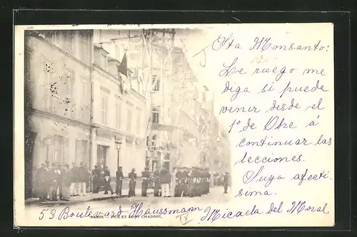 AK Paris, Belagerung Fort Chabrol, Antisemit Jules Guerin