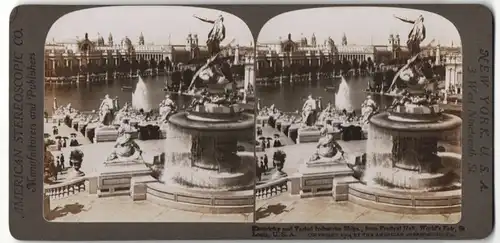 Stereo-Fotografie American Stereoscopic Co., Ansicht St. Louis, MO, World's Fair, Electricity and Varied Industries Bldg